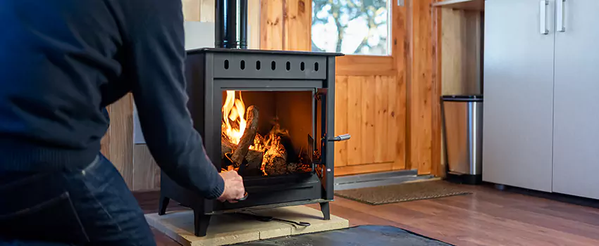 Open Hearth Wood Fireplace Installation in Lebanon, OR